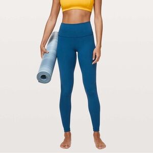 Lululemon Wunder Under Deep Marine Size 4